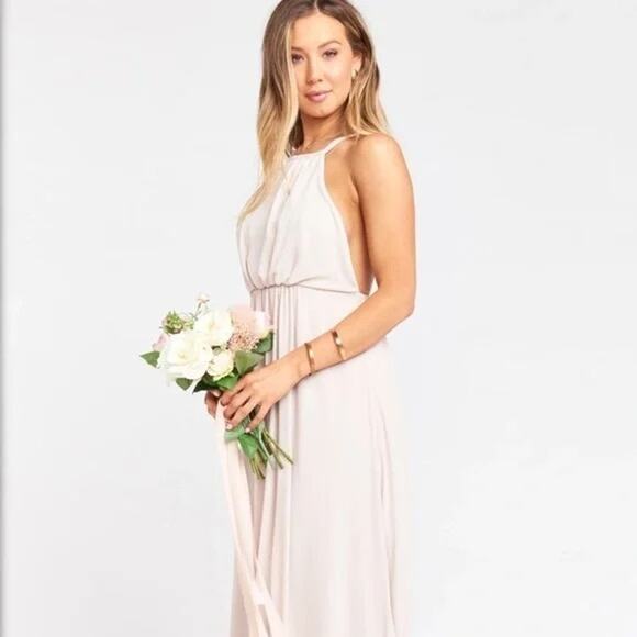 Show Me Your MuMu Amanda Maxi Dress Blush - Picture 4 of 10